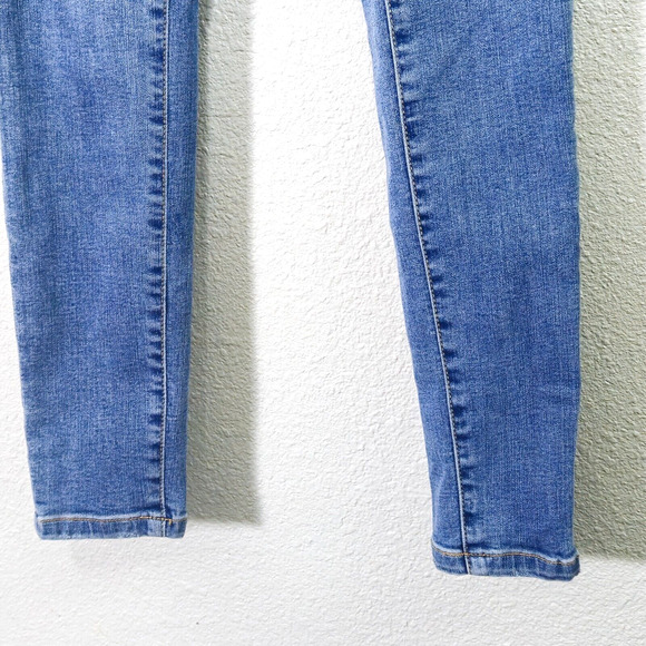 Free People Women’s Jeans 24 Coastal Retro Denim High Rise Sailor Button Front - Picture 6 of 13